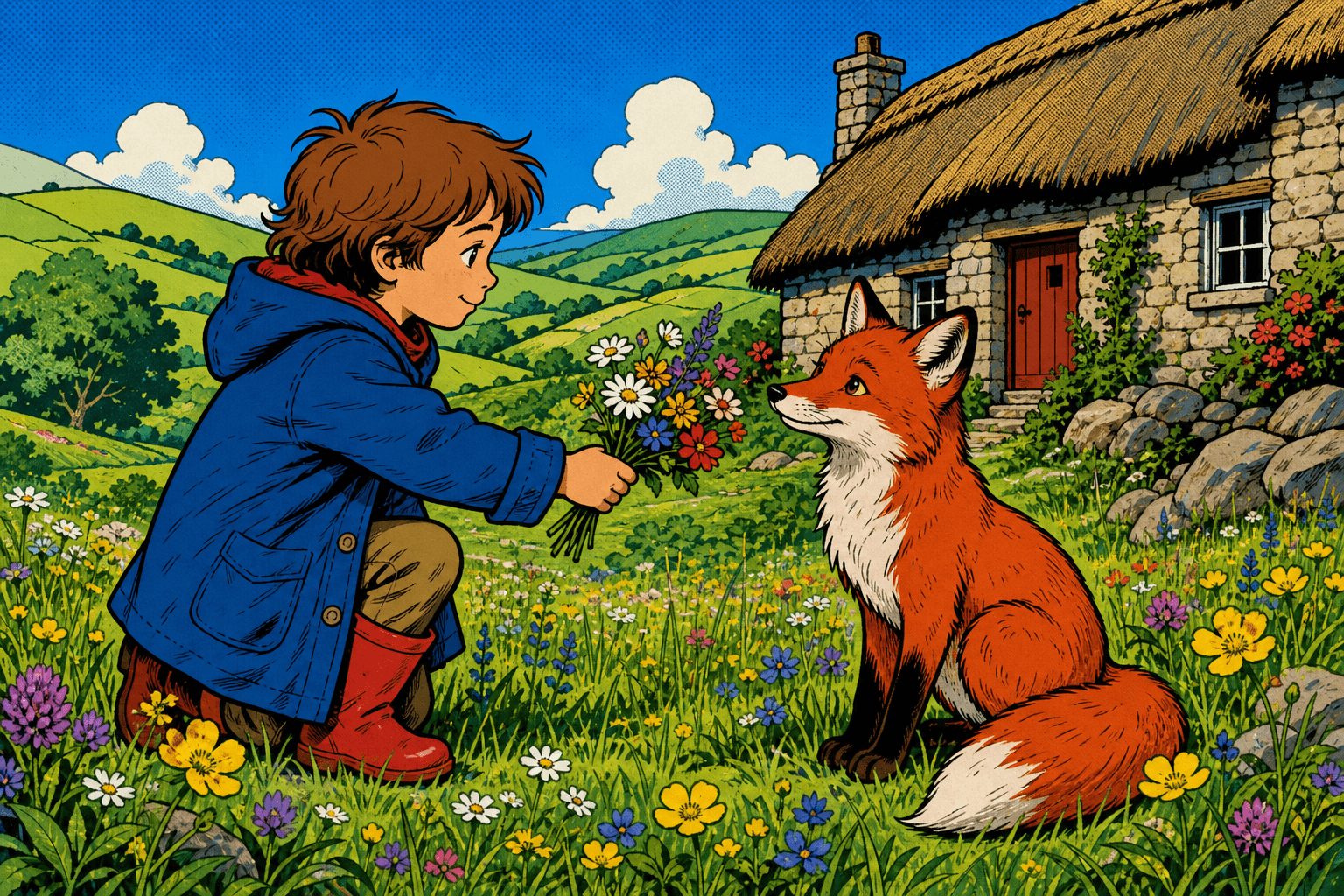 Comic book style personalized adventure for children